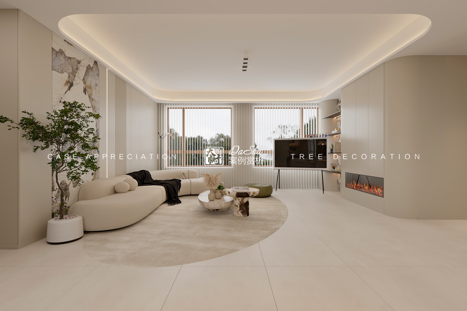 龍創(chuàng)睦鄰89㎡現(xiàn)代風(fēng)格效果圖