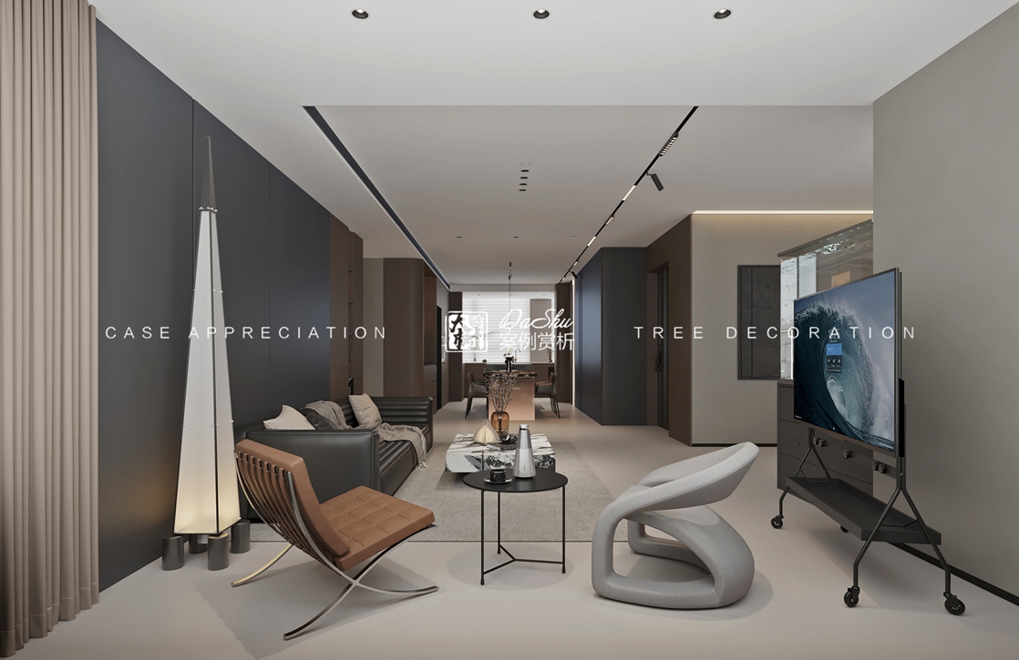 富力尚悅臺(tái)120㎡意式風(fēng)格效果圖