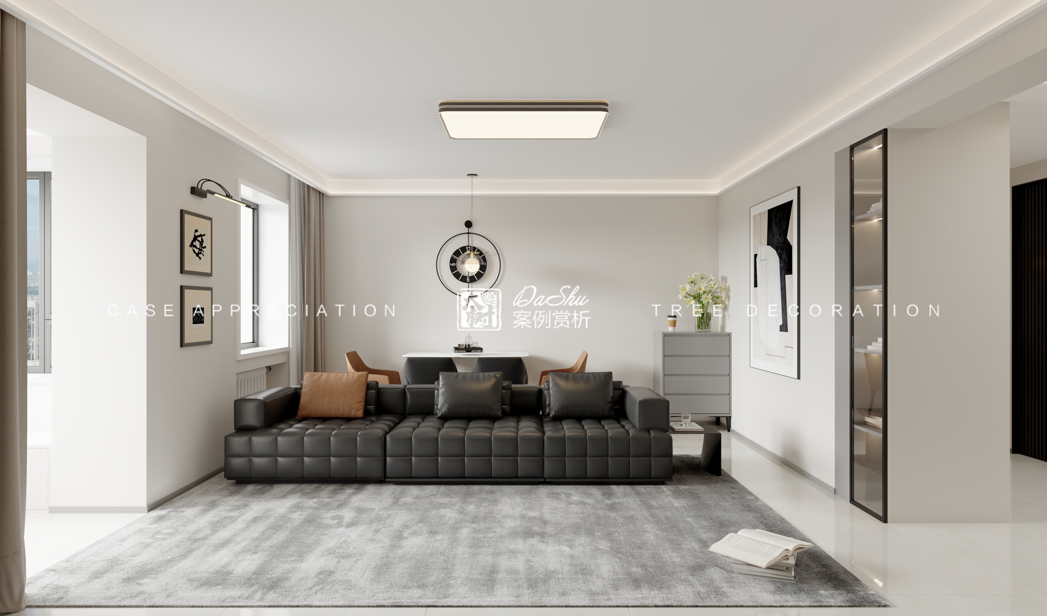 紅旗新區(qū)71㎡現(xiàn)代風(fēng)格效果圖