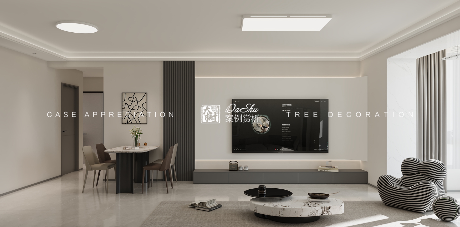 歐洲新城盧森堡104㎡現代風格效果圖