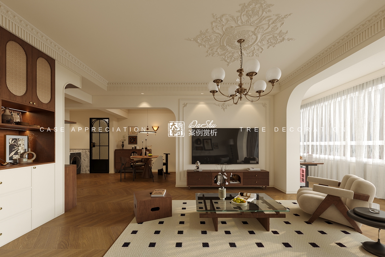 昆侖賦80㎡中古風效果圖