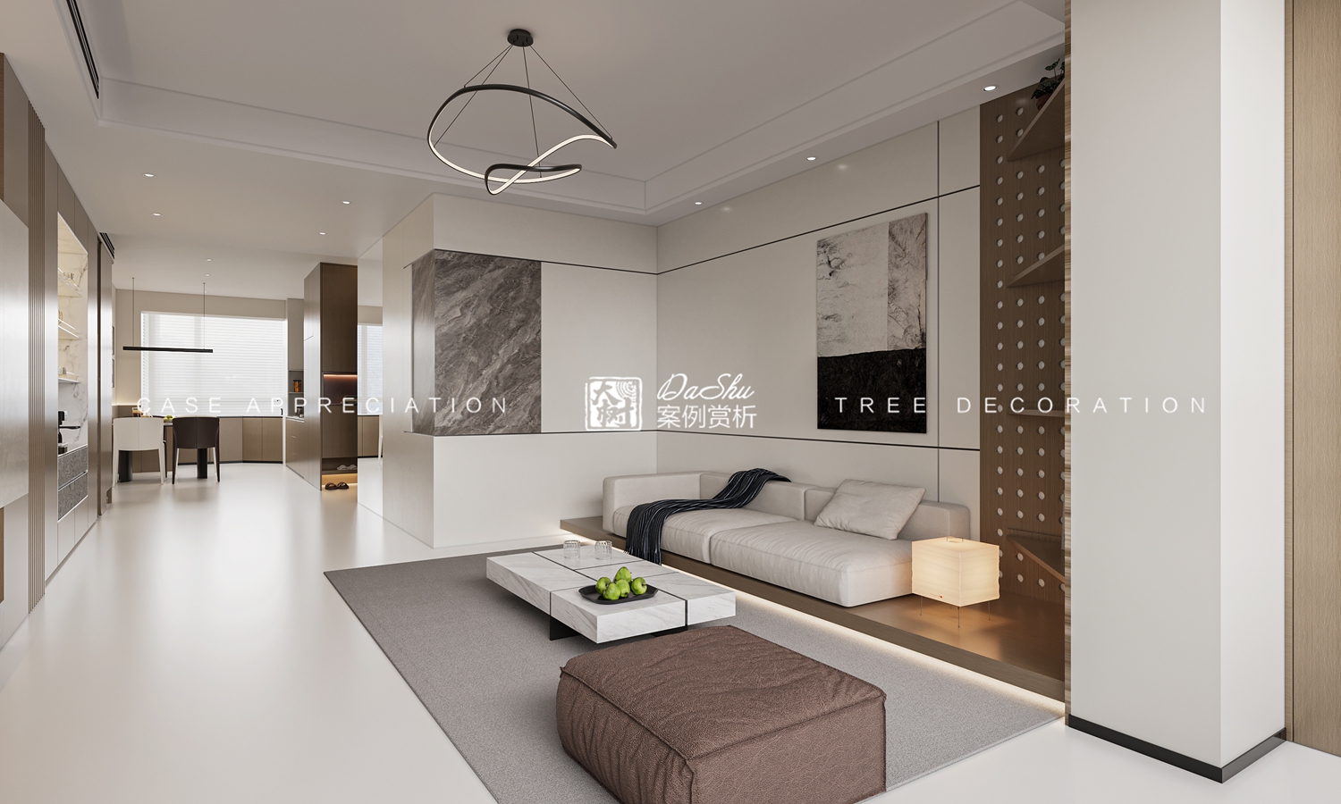 寶融福園103㎡現代風格效果圖