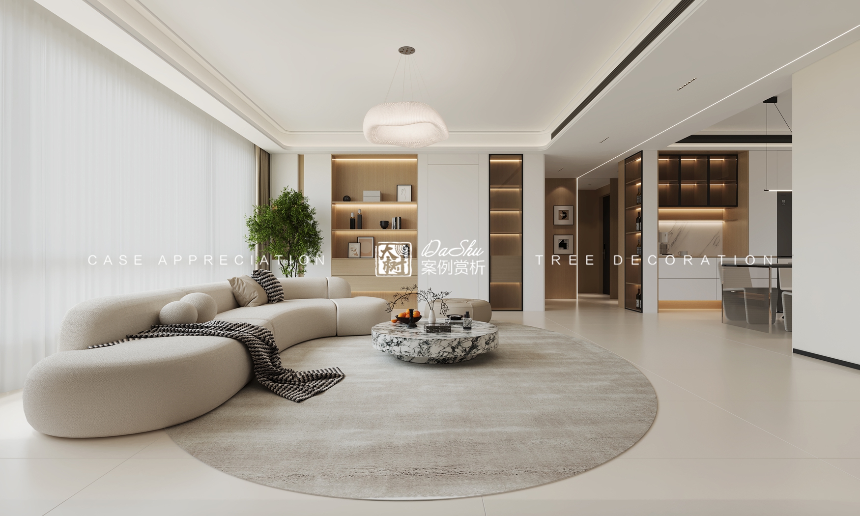 匯龍云錦壹號院103㎡現代風格效果圖