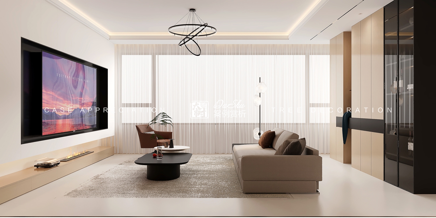 昆侖賦126㎡意式風格效果圖